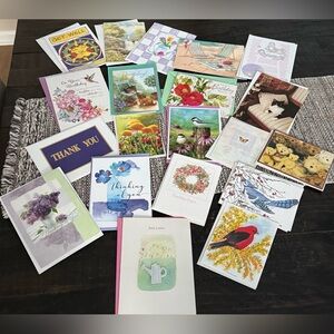 20 Beautiful Assorted Greeting Cards with envelopes.